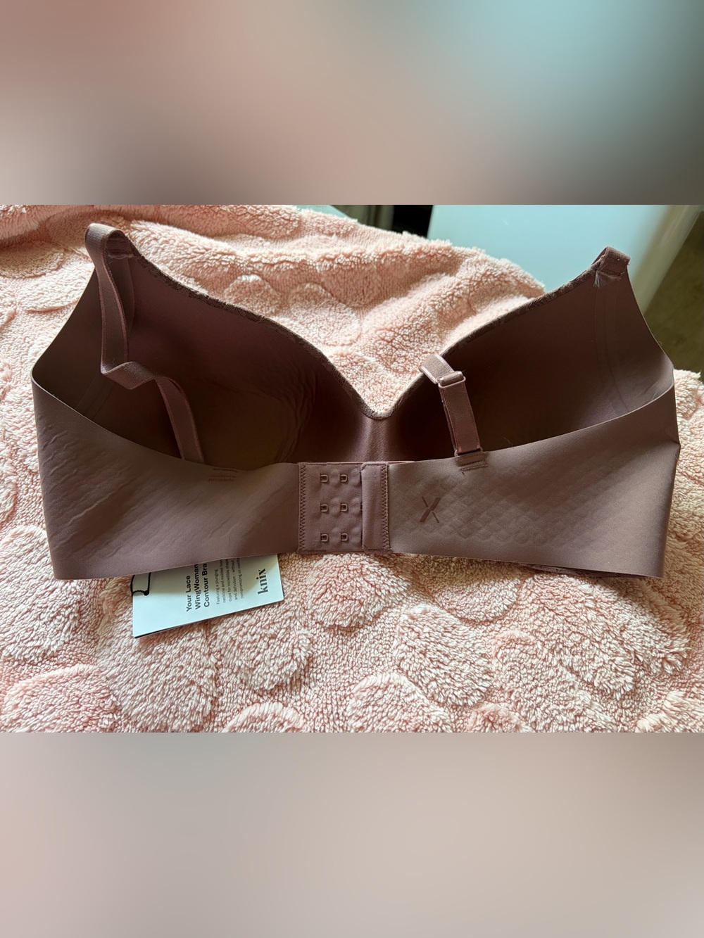 Knix Lace WingWoman Bra in Vintage Plum - Picture 2 of 5